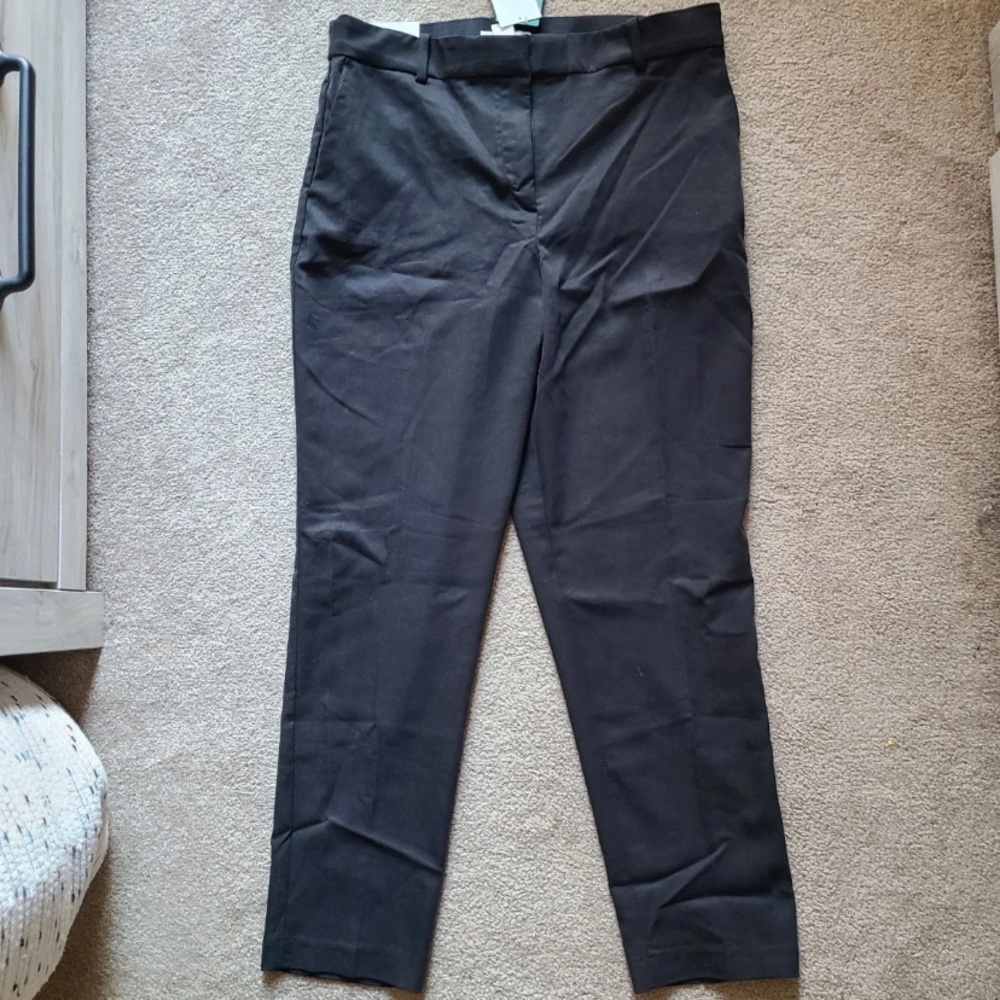 Brand new with tags H&M Conscious Black Slacks size 12